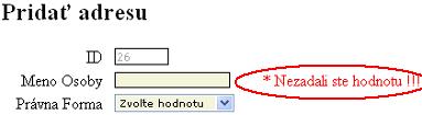 Valid�cia prostredn�ctvom komponent PxEdit, PxCombobox a pod.